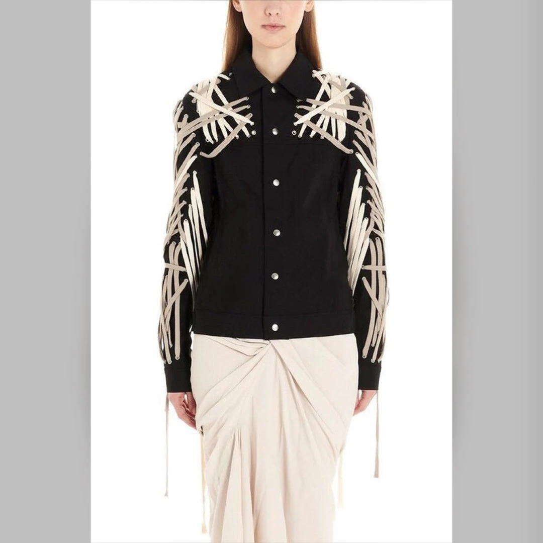 Social Butterfly Collection Sale Black Jacket With Lace Up Drawstring Detailing 7 Social Butterfly Collection Sale Black Jacket With Lace Up Drawstring Detailing