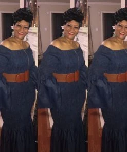 Social Butterfly Collection Beautiful Mermaid Style Kimono Sleeve Denim Blue Jean Dress New Arrivals 12 Social Butterfly Collection Beautiful Mermaid Style Kimono Sleeve Denim Blue Jean Dress New Arrivals