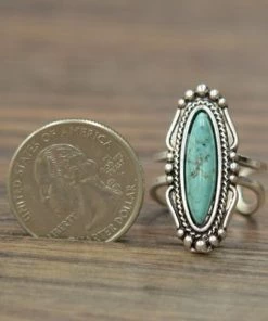 Social Butterfly Collection New Arrivals Natural Turquoise Stone Ring