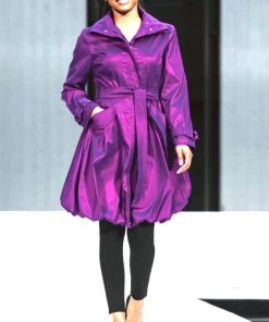 Social Butterfly Collection Purple Modern Day Coat Dress New Arrivals