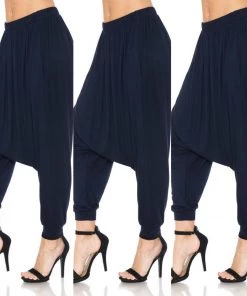 Social Butterfly Collection New Arrivals Black Harem Pants