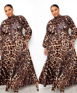 Social Butterfly Collection Leopard Animal Print Necktie Maxi Dress New Arrivals 14 Social Butterfly Collection Leopard Animal Print Necktie Maxi Dress New Arrivals