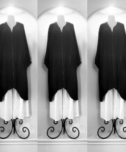 Social Butterfly Collection Black High Low Front Zipper Dress Top Sale