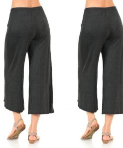 Social Butterfly Collection Plus Size Gray Culotte Pants 13 Social Butterfly Collection Plus Size Gray Culotte Pants