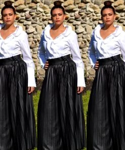 Social Butterfly Collection White Ruffle Neckline Top 18 Social Butterfly Collection White Ruffle Neckline Top