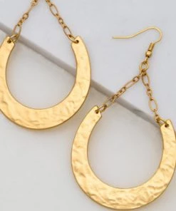 Social Butterfly Collection Gold Or Silver Horseshoe Shaped Earrings New Arrivals