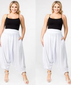 Social Butterfly Collection New Arrivals Black Jersey Knit Jeannie Pants