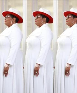 Social Butterfly Collection Long Off White Duster Coat Dress 41 Social Butterfly Collection Long Off White Duster Coat Dress