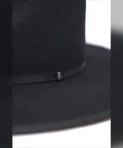 Social Butterfly Collection Winter White Or Black Wool Rancher Style Hat Accessories