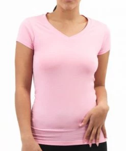 Social Butterfly Collection Plus Size V-Neck Cotton T-Shirt