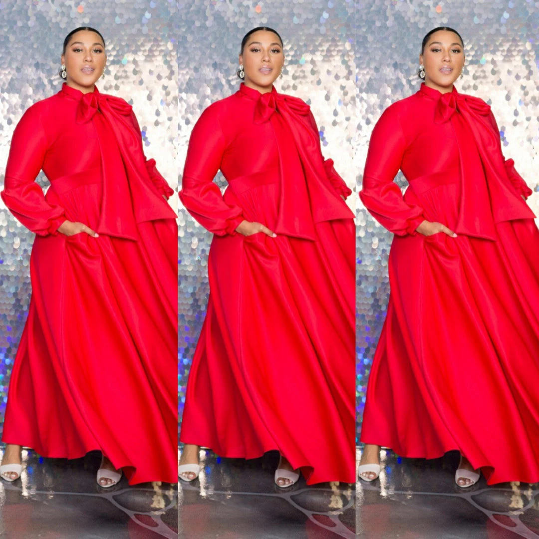 Social Butterfly Collection New Arrivals Red Necktie Maxi Dress 8 Social Butterfly Collection New Arrivals Red Necktie Maxi Dress