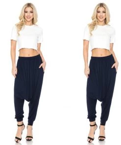 Social Butterfly Collection New Arrivals Black Harem Pants