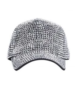 Social Butterfly Collection New Arrivals Black Bling Fashion Cap