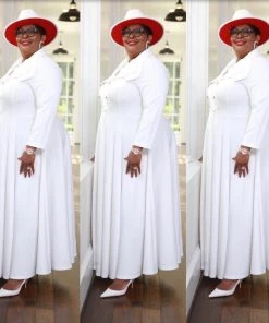 Social Butterfly Collection Long Off White Duster Coat Dress 37 Social Butterfly Collection Long Off White Duster Coat Dress