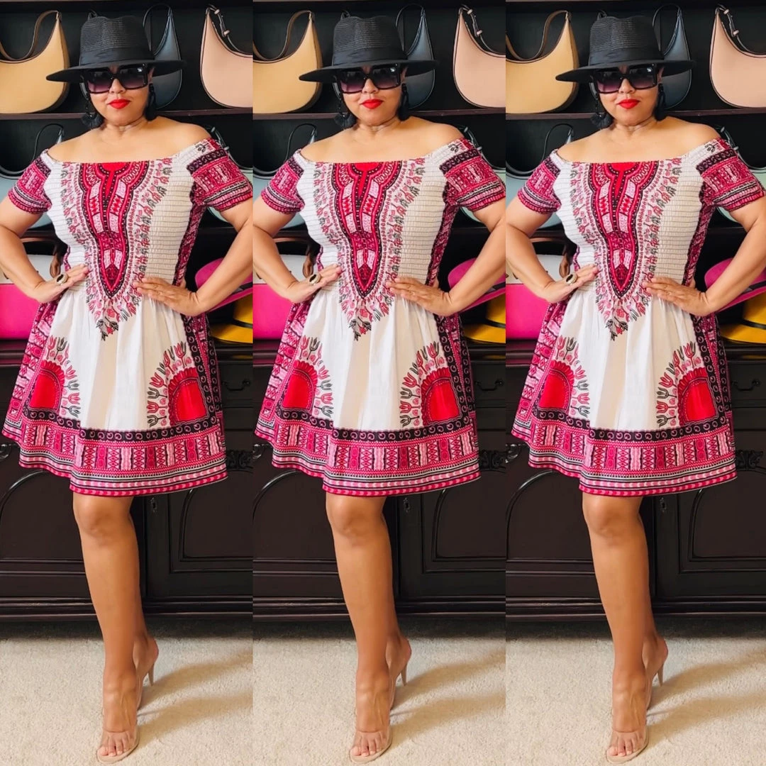 Social Butterfly Collection Dashiki Print Dress Top 12 Social Butterfly Collection Dashiki Print Dress Top