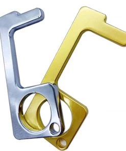 Social Butterfly Collection Gold Or Silver Or Animal Print No Touch Key