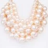 Social Butterfly Collection Cream Mixed Cluster Pearl Necklace New Arrivals