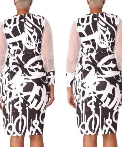 Social Butterfly Collection New Arrivals Black White Abstract Print Fitted Dress 16 Social Butterfly Collection New Arrivals Black White Abstract Print Fitted Dress