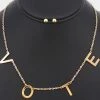 Social Butterfly Collection Gold Or Silver VOTE Necklace
