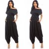 Social Butterfly Collection New Arrivals Black Two Piece Harem Pant Set 2 Social Butterfly Collection New Arrivals Black Two Piece Harem Pant Set