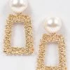 Social Butterfly Collection New Arrivals Pearl Gold Detail Earrings 1 Social Butterfly Collection New Arrivals Pearl Gold Detail Earrings