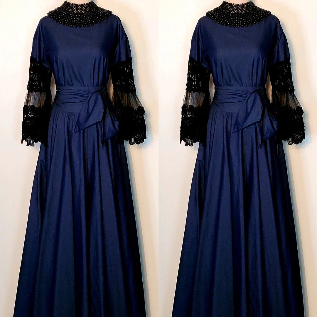 Social Butterfly Collection Denim Black Lace Sleeve Maxi Dress New Arrivals 14 Social Butterfly Collection Denim Black Lace Sleeve Maxi Dress New Arrivals