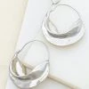 Social Butterfly Collection Silver Crescent Moon Shaped Earrings New Arrivals 2 Social Butterfly Collection Silver Crescent Moon Shaped Earrings New Arrivals