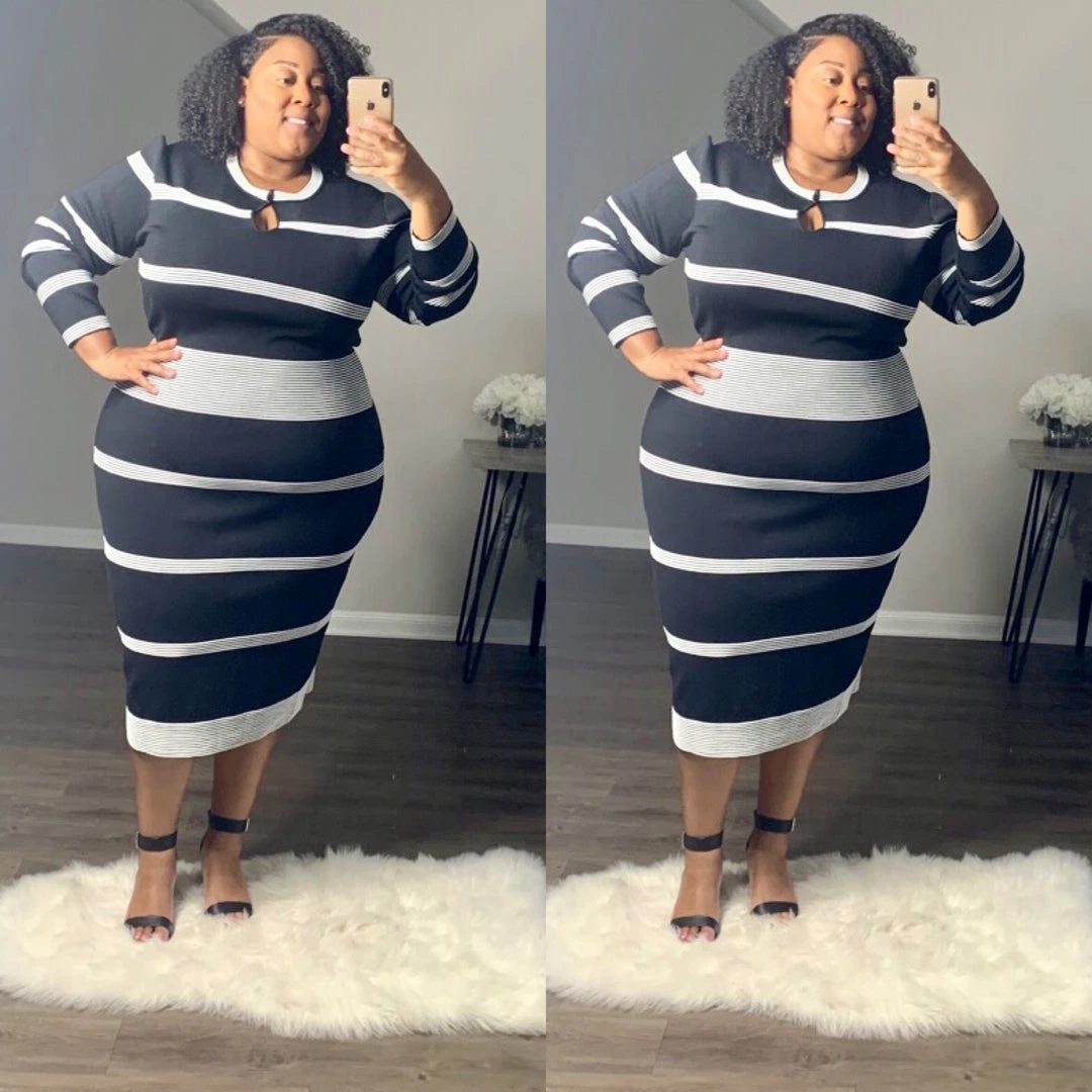 Social Butterfly Collection Jersey Knit Navy Blue White Midi Dress 7 Social Butterfly Collection Jersey Knit Navy Blue White Midi Dress