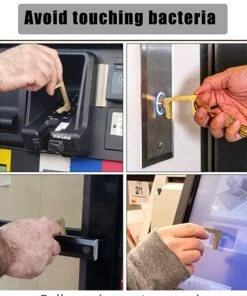 Social Butterfly Collection Gold Or Silver Or Animal Print No Touch Key