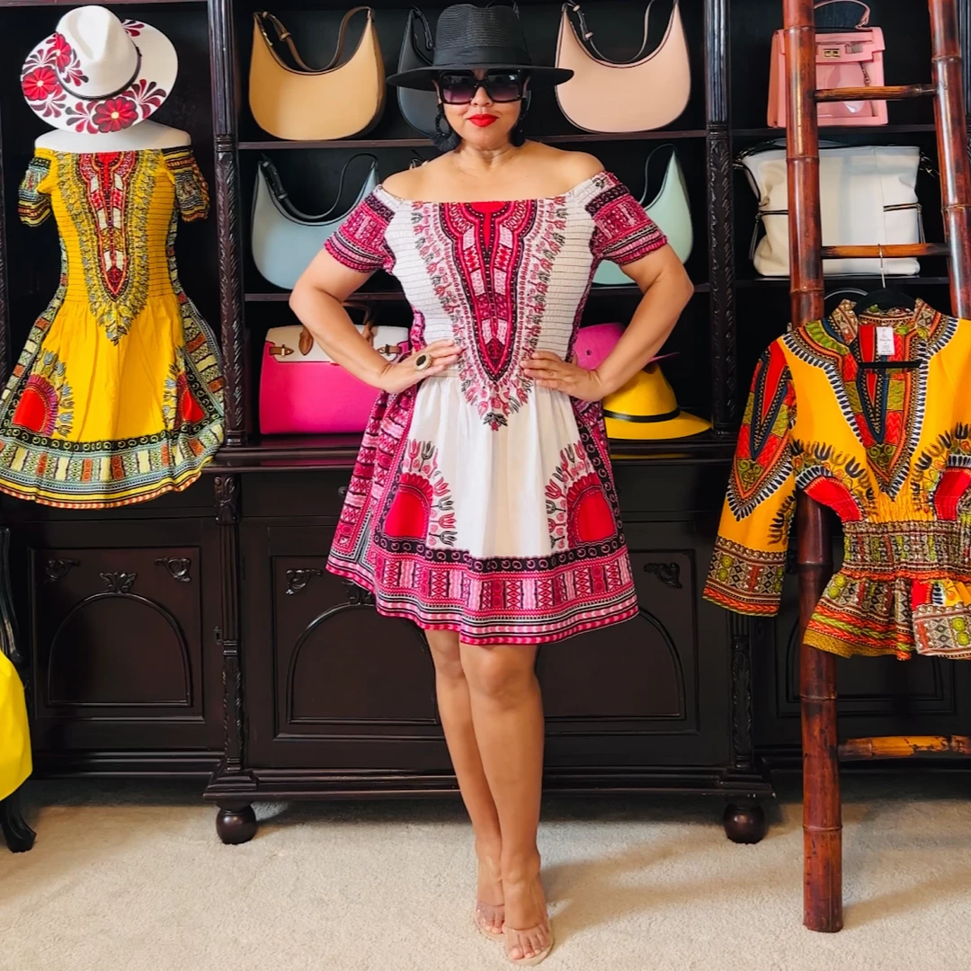 Social Butterfly Collection Dashiki Print Dress Top 9 Social Butterfly Collection Dashiki Print Dress Top