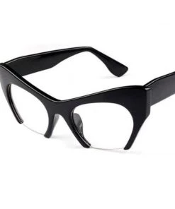 Social Butterfly Collection Cat Eye Semi Rimless Glasses