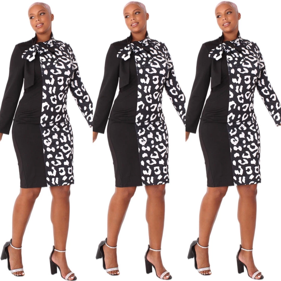 Social Butterfly Collection Color Block Black White Print Fitted Neck Tie Dress 5 Social Butterfly Collection Color Block Black White Print Fitted Neck Tie Dress