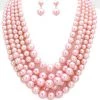 Social Butterfly Collection Five Strand Pearl Necklace Available Several Colors New Arrivals 1 Social Butterfly Collection Five Strand Pearl Necklace Available Several Colors New Arrivals
