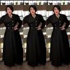 Social Butterfly Collection Beautiful Black Long Duster Coat Dress New Arrivals