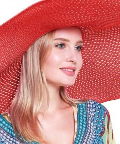 Social Butterfly Collection New Arrivals Oversized Beach Resort Wide Brim Hat