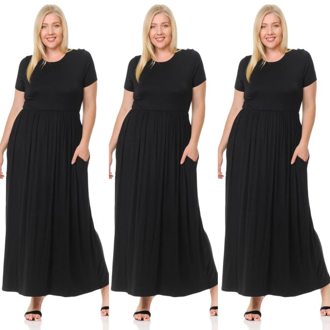 Social Butterfly Collection New Arrivals Black Plus Size Long Maxi Dress 4 Social Butterfly Collection New Arrivals Black Plus Size Long Maxi Dress