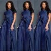 Social Butterfly Collection New Arrivals Denim Short Sleeve Maxi Dress