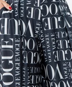 Social Butterfly Collection Black White Vogue Print Palazzo Pants New Arrivals