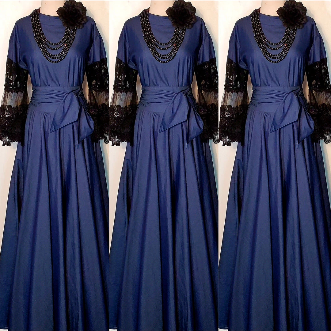 Social Butterfly Collection Denim Black Lace Sleeve Maxi Dress New Arrivals 11 Social Butterfly Collection Denim Black Lace Sleeve Maxi Dress New Arrivals