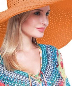 Social Butterfly Collection New Arrivals Oversized Beach Resort Wide Brim Hat