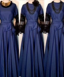 Social Butterfly Collection Denim Black Lace Sleeve Maxi Dress New Arrivals 25 Social Butterfly Collection Denim Black Lace Sleeve Maxi Dress New Arrivals