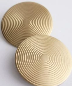 Social Butterfly Collection Gold Large Full Moon Earrings