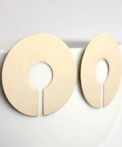 Social Butterfly Collection New Arrivals Smooth Gold Cut Full Moon Earrings