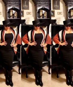 Social Butterfly Collection Bold Multi Color Loose Fit Cardigan Sale