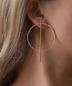 Social Butterfly Collection Minimalist Geometric Gold Or Silver Earrings New Arrivals