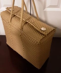 Social Butterfly Collection Accessories Neutral Beige Color Travel Beach Bag