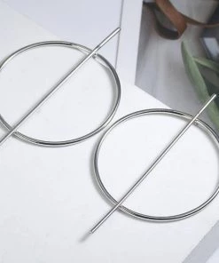 Social Butterfly Collection Minimalist Geometric Gold Or Silver Earrings New Arrivals