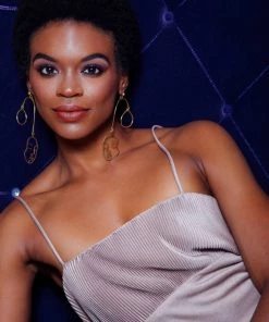 Social Butterfly Collection Abstract Face Earrings