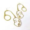 Social Butterfly Collection Abstract Face Earrings