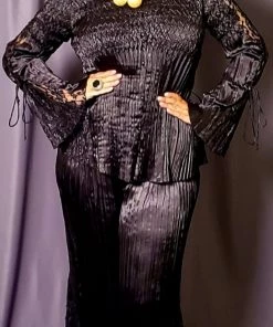 Social Butterfly Collection Black Chic & Comfy Two Piece Pant Set New Arrivals